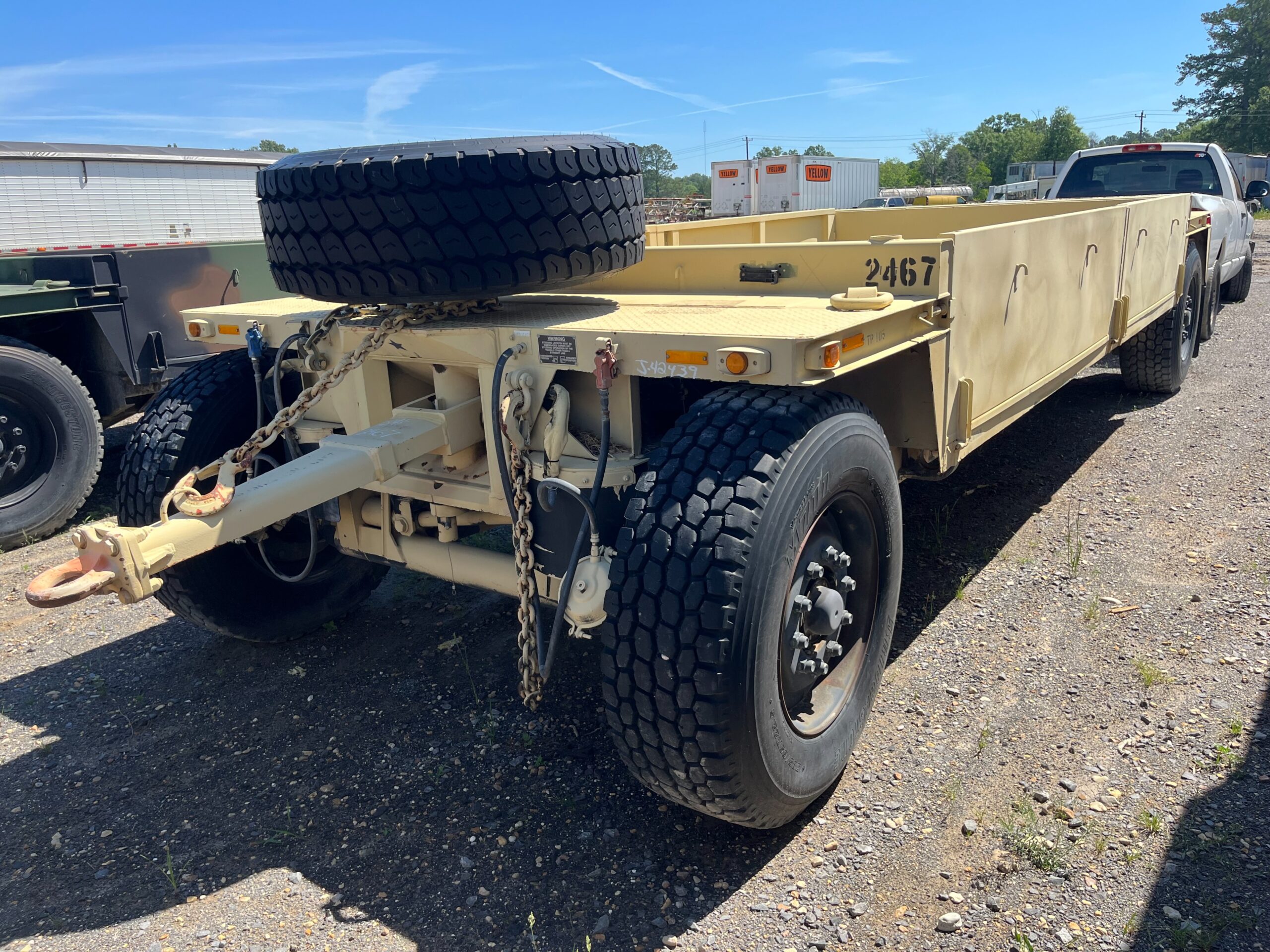 Army Hemat M989A1 22Ft Ammo Cargo Trailer - IMDauctions.com